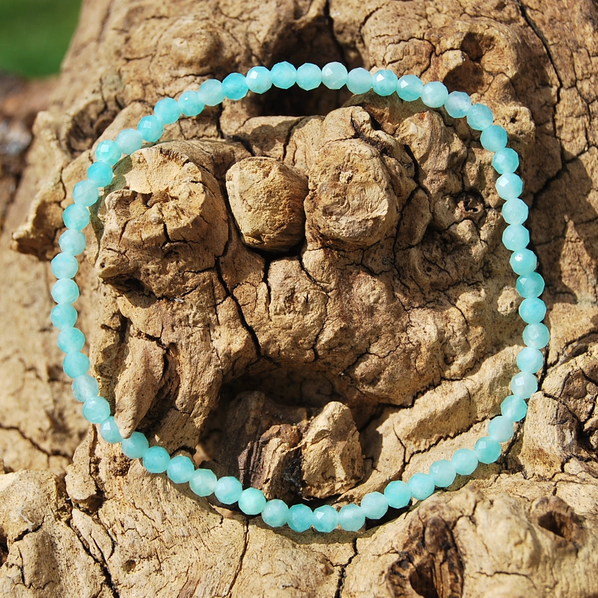 FACETED AMAZONITE FROM PERU