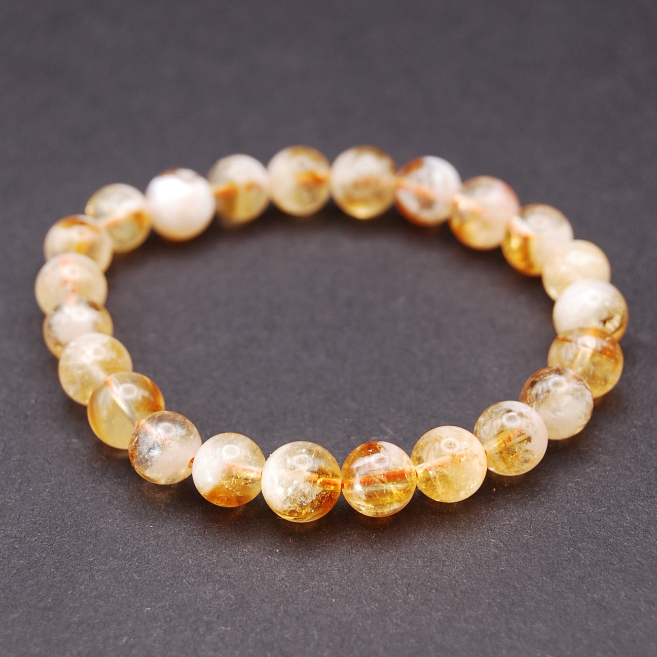 HEATED CITRINE 8MM