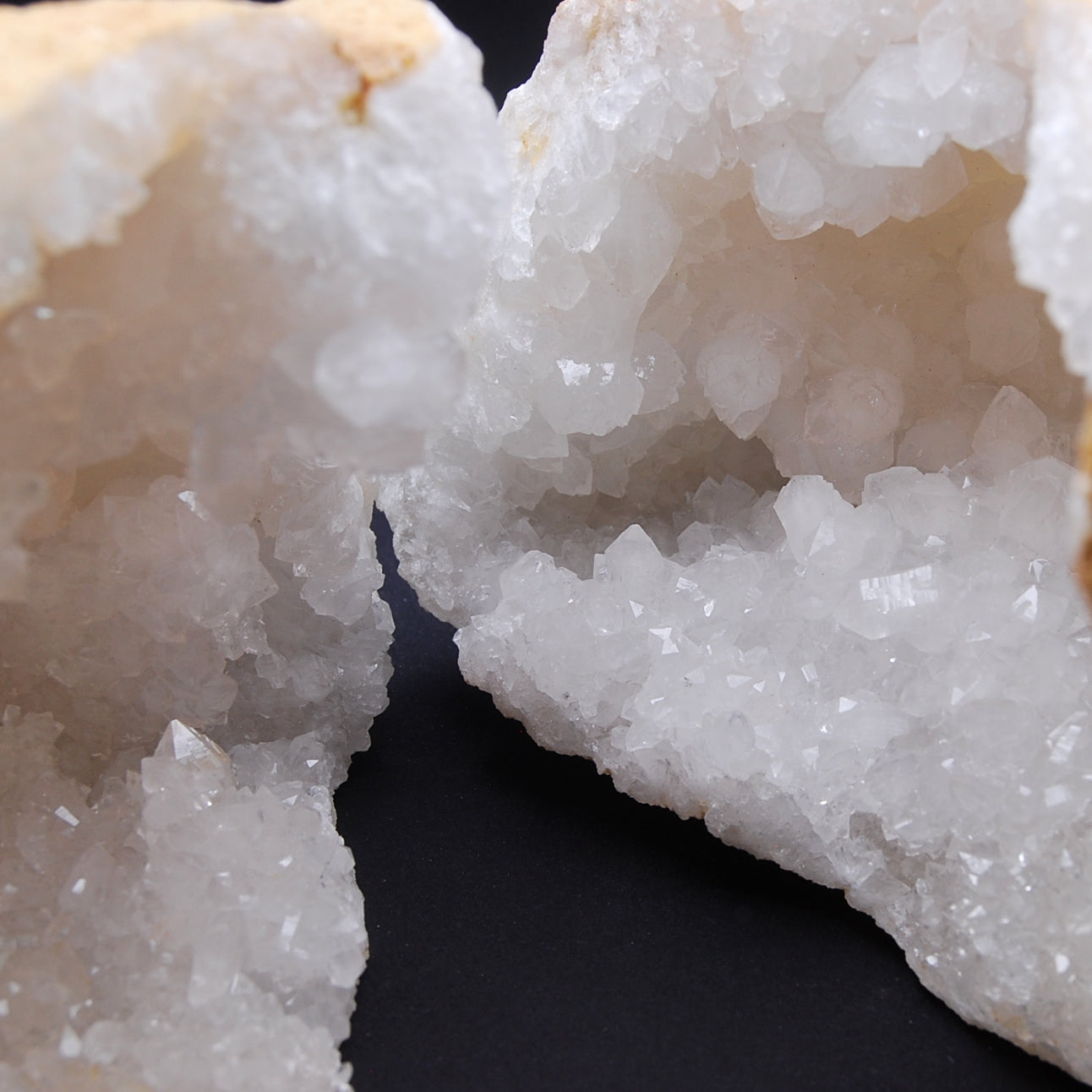 XL ROCK CRYSTAL GEODE