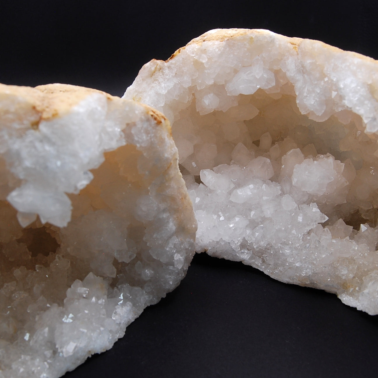 XL ROCK CRYSTAL GEODE