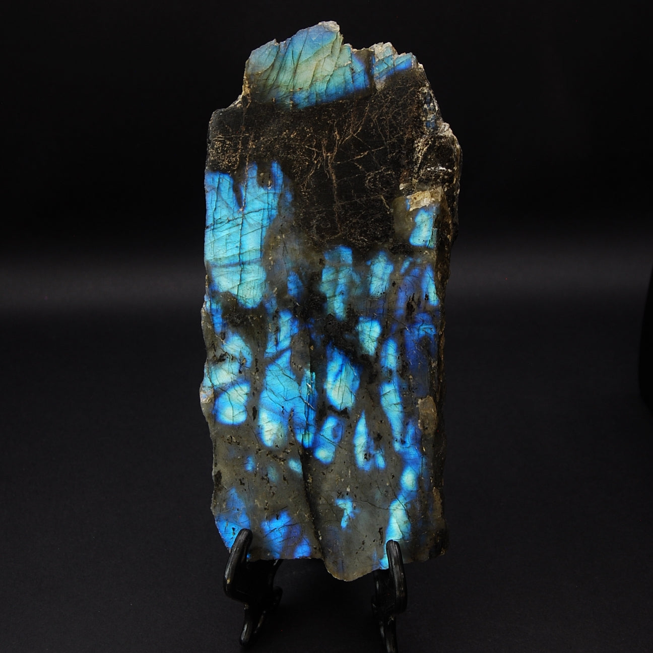 LABRADORITE - 2 faces polies 16/7cm
