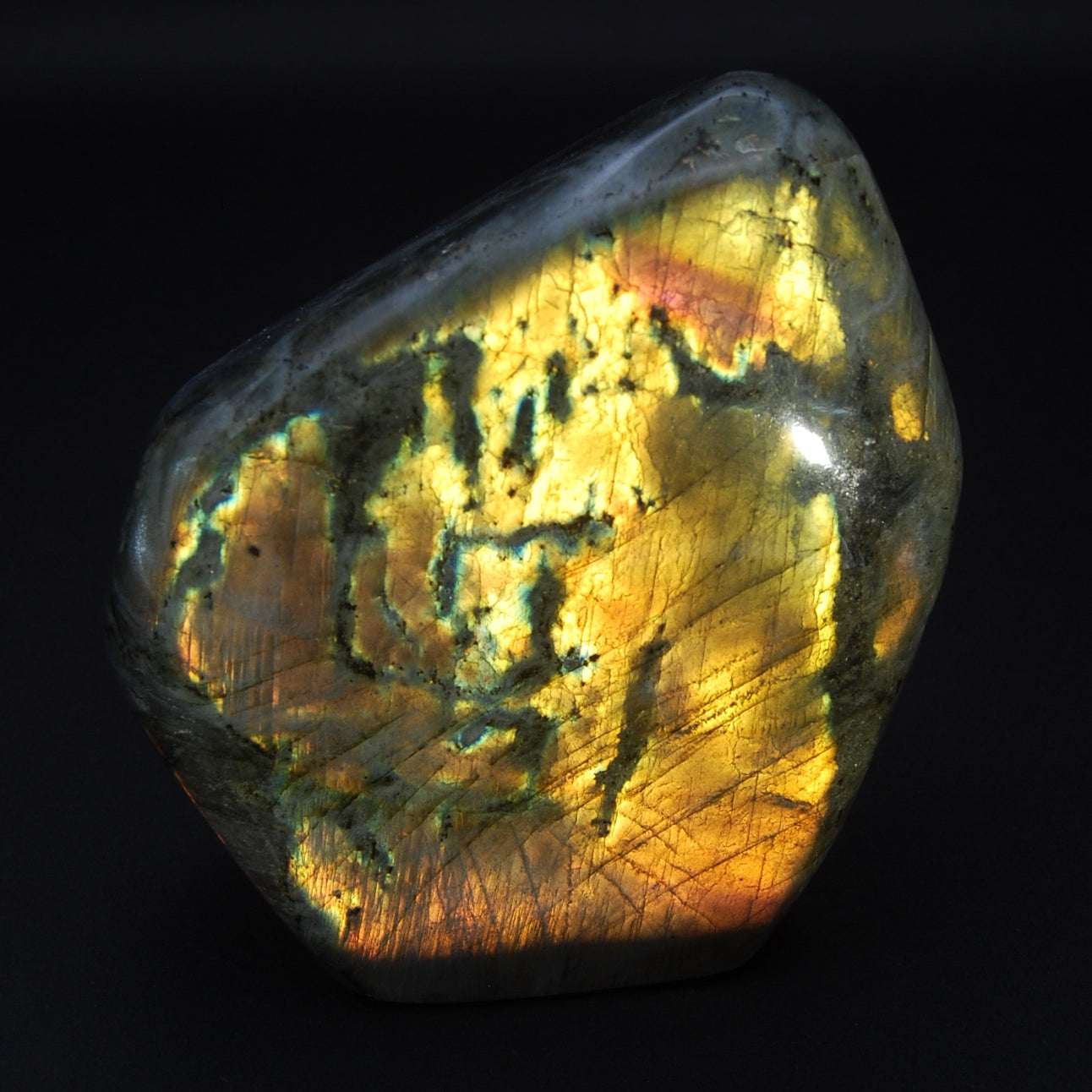 AMBER LABRADORITE - Free form 650g