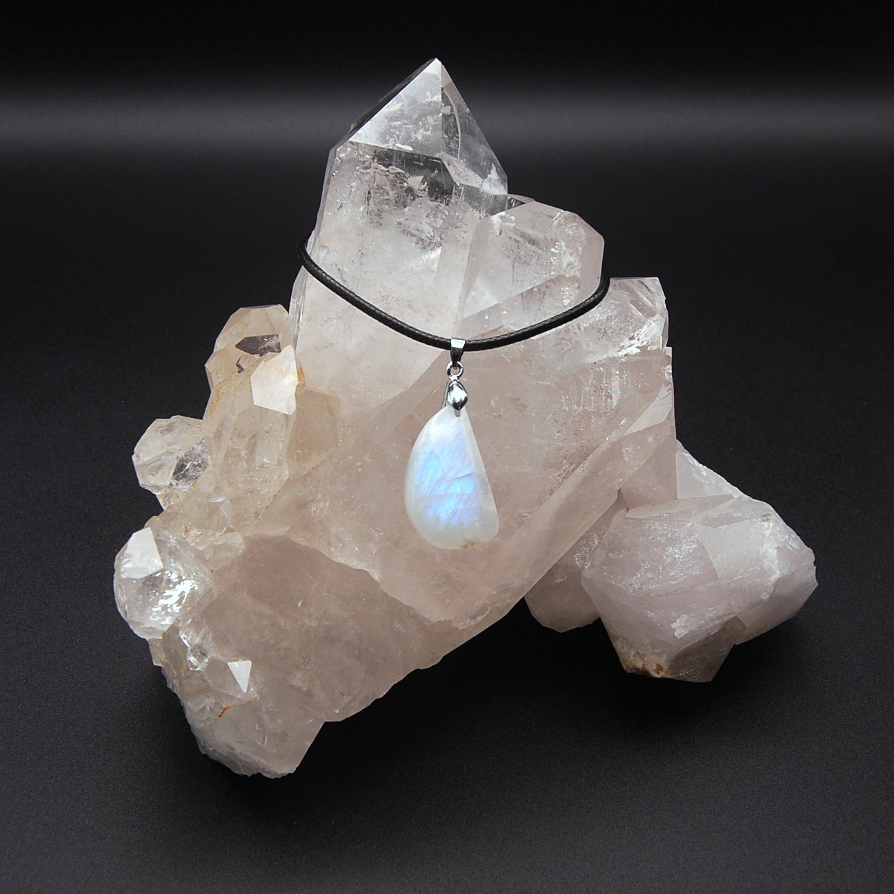 LABRADORITE BLANCHE - PÉRISTÉRITE - PIERRE DE LUNE 6,25g