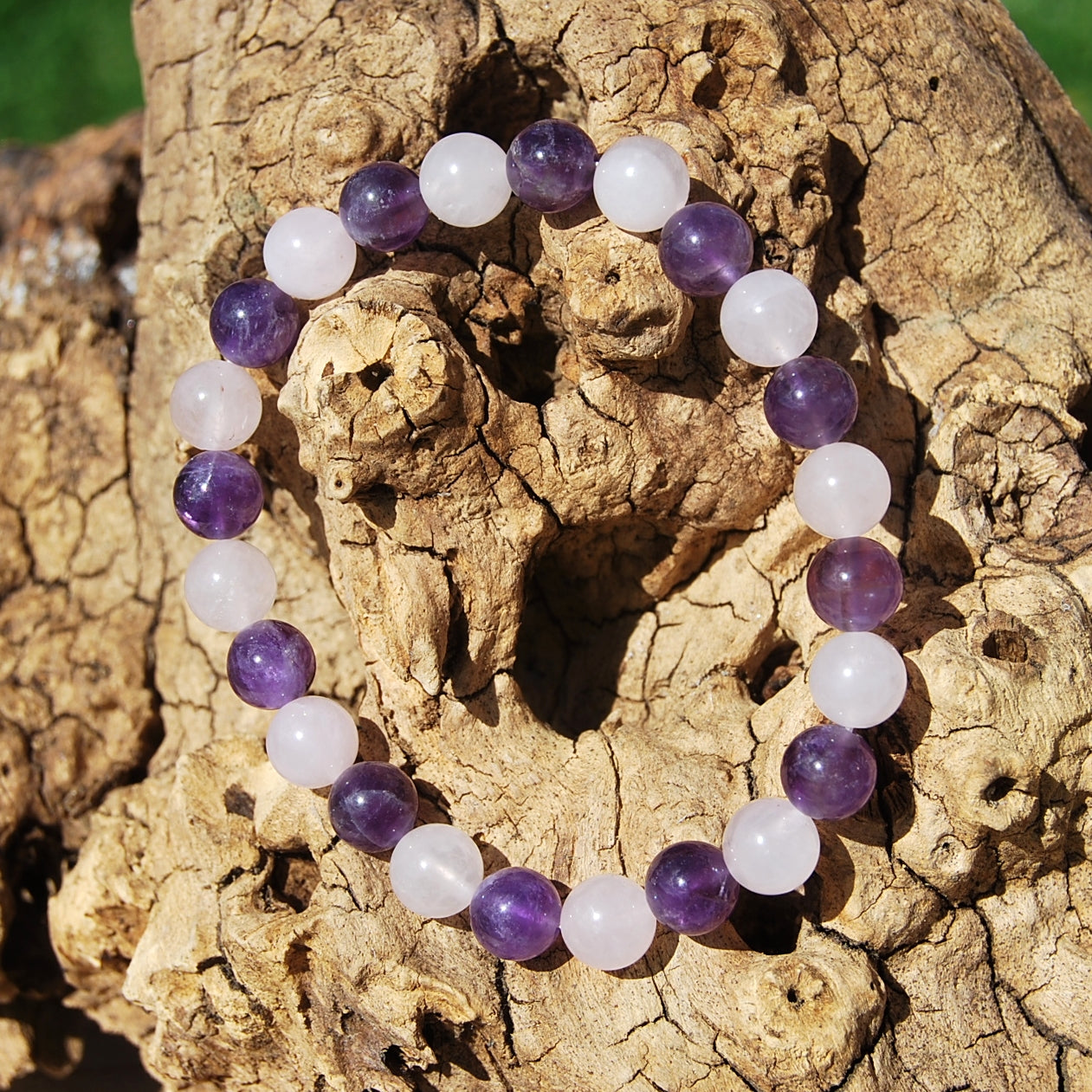 AMETHYST + ROSE QUARTZ