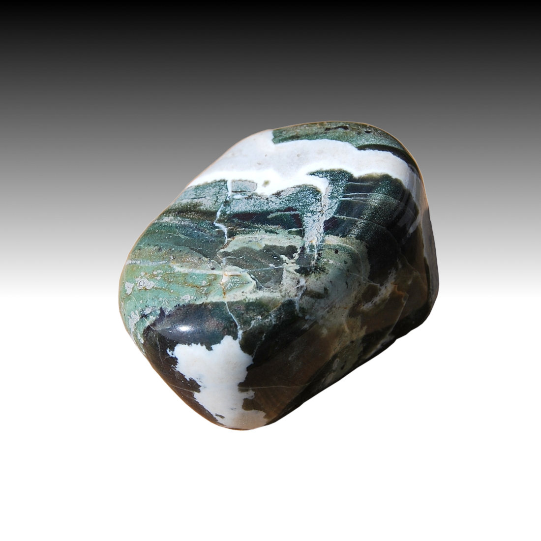 GREEN ZEBRA MARBLE (ZEBRA JASPER)