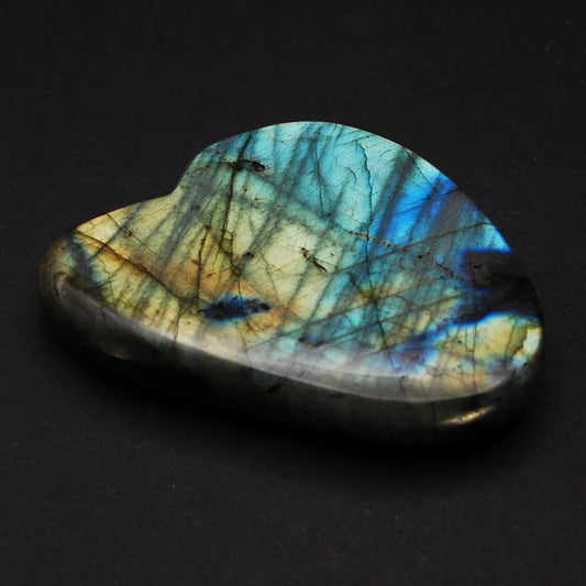 LABRADORITE - GUA SHA 7cm